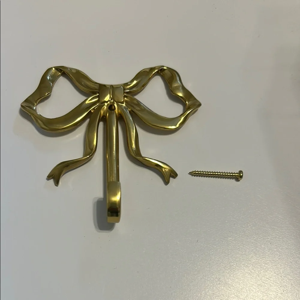 Gold Bow Wall Hook